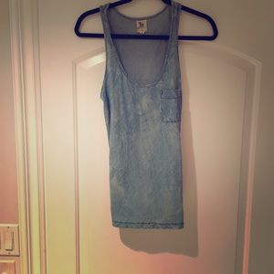 Cutest L' agence Chambray Tank with pocket. XS