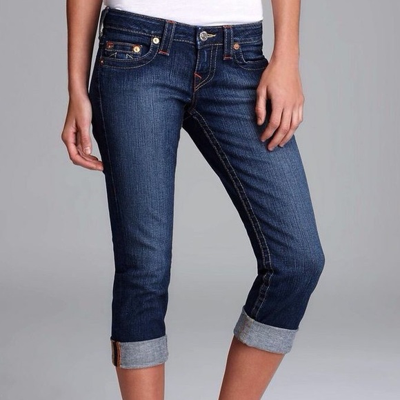 2 Pairs Of True Religion Capris