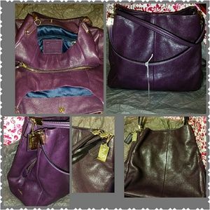 Authentic leather Coach bag