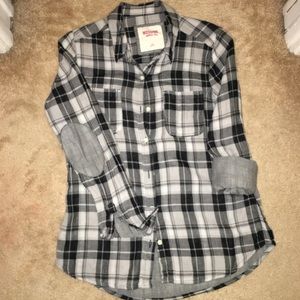 Plaid long sleeve Mossimo.