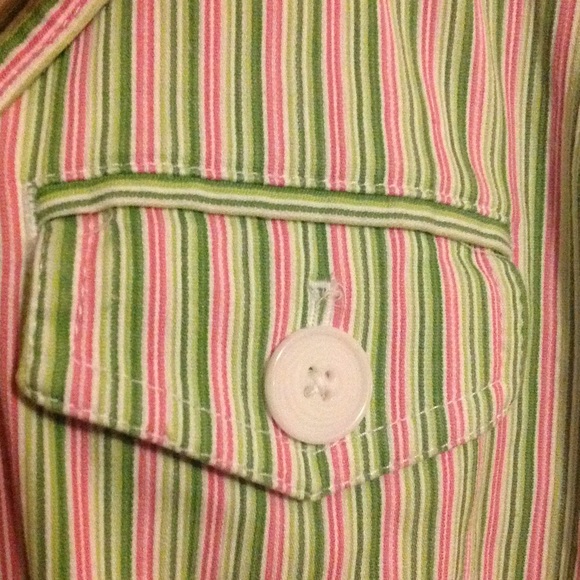 EUC Ann Taylor Loft striped stretchy jacket 6 S - Picture 4 of 4
