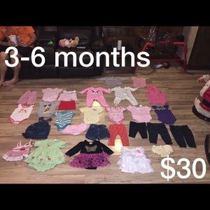 Baby girl clothes 3-6 months