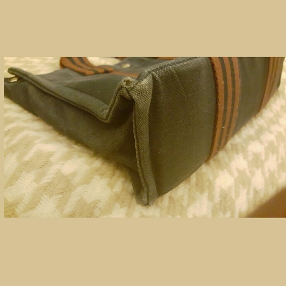 Auth Hermes Blue Fourre Tout Cotton Canvas Tote PM - Picture 3 of 4