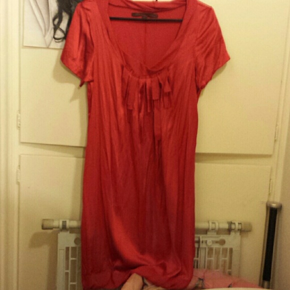 "Common thread" red valentines dress size M - Picture 4 of 4