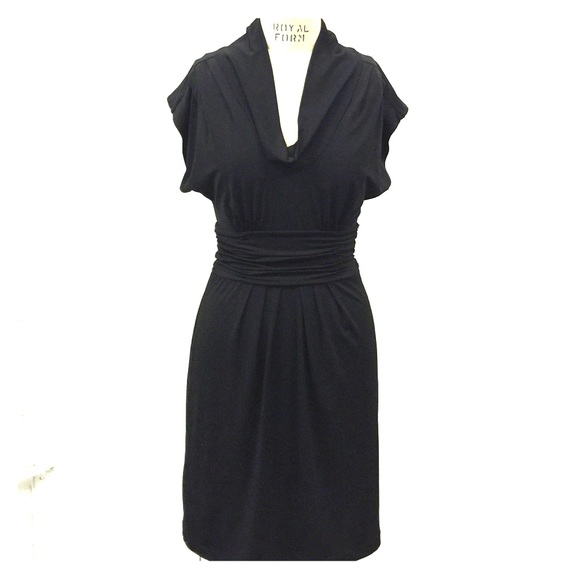 BCBG Black Fitted Knit Dress