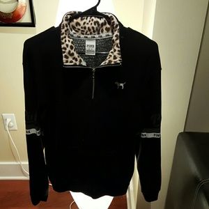 Victoria's Secret Curved Hem Half Zip