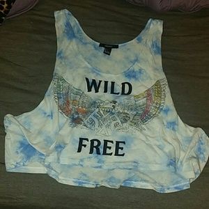 Wild & Free Flowy Vintage Crop top