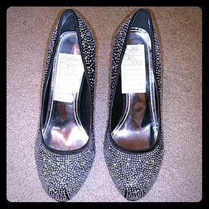 Lola (BCBG footwear) high heel rhinestone pump