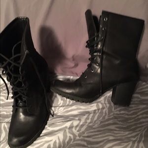 Lace boots