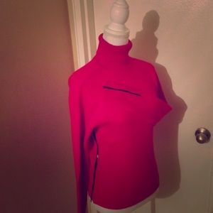 Unique Turtle Neck Sweater with Zippers