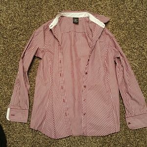 Striped button up shirt