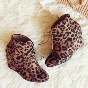 Cheetah Booties