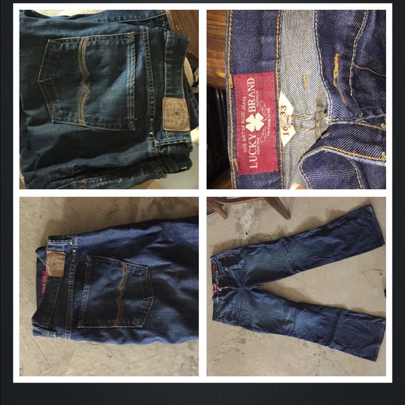 Lucky jeans size 33 long worn once washed once - Picture 1 of 3