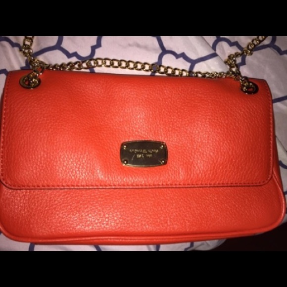 Michael Kors Handbags - Red Michael Kors Clutch Purse (Brand New W Tags)