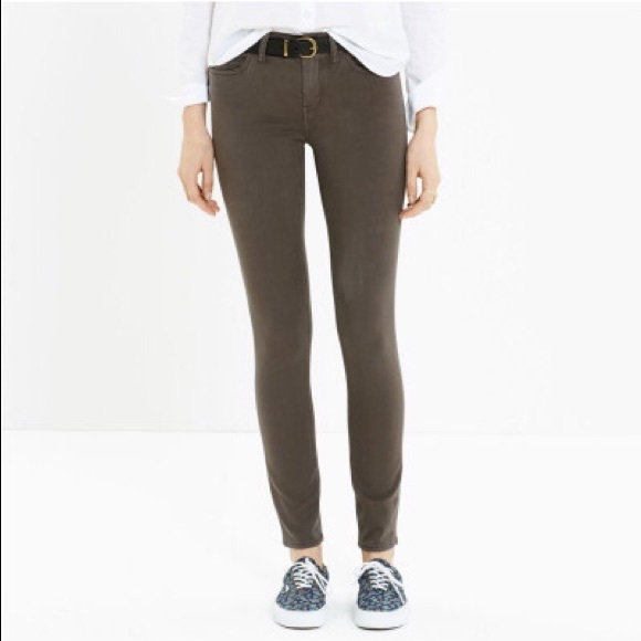 Grey Madewell High Rise Skinny Jean