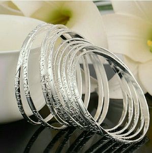 WOMEN'S  - 5 SILVER BRACELETS