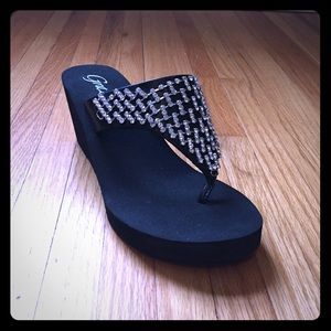 Black Platform Sandals