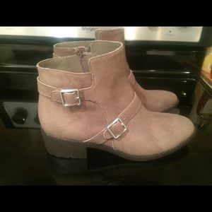Cole Haan grey suede boots