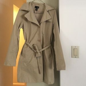 H&M BEIGE TRENCH SIZE 6