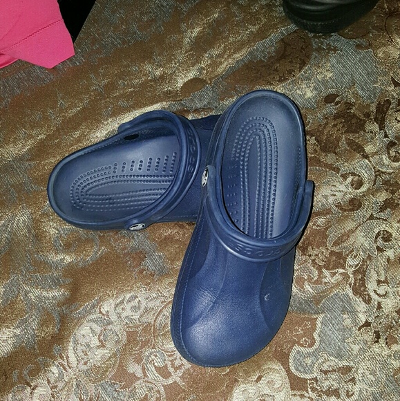 Blue crocs