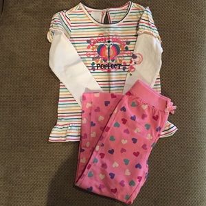 GIRLS SIZE 5 pants with matching top