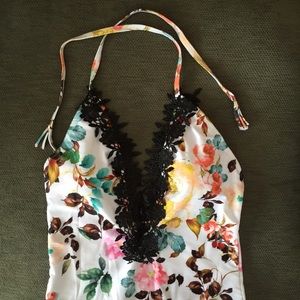 Floral One Piece Swimsuit