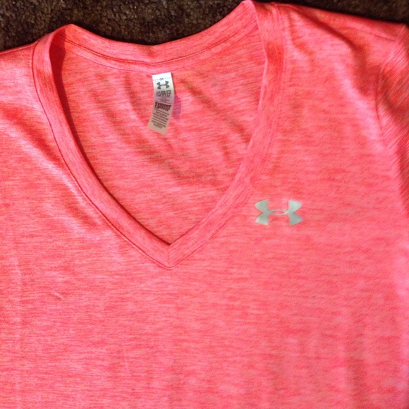 Orange under armour v-neck. - Picture 2 of 4