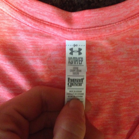 Orange under armour v-neck. - Picture 3 of 4