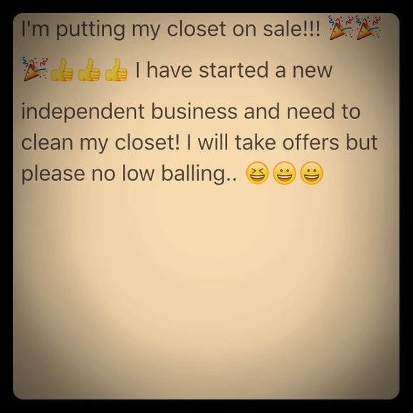 My closet is on sale!!! ❤️❤️❤️