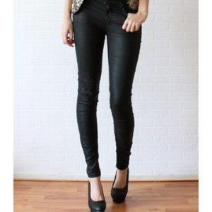 Zara Woman Coated Slim Fit Jean