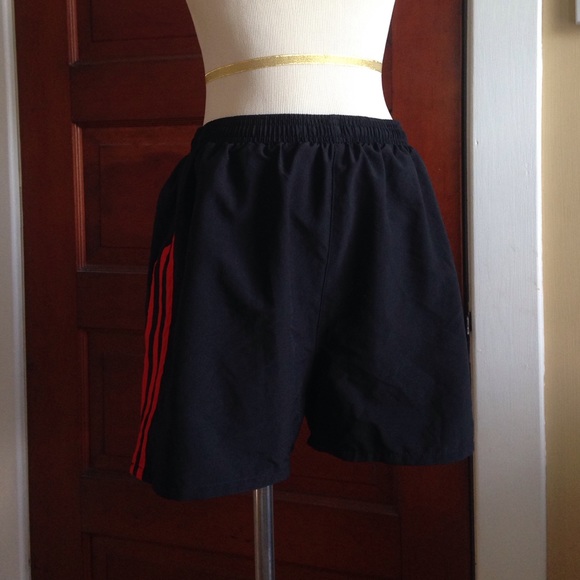 Black Adidas climalite running shorts