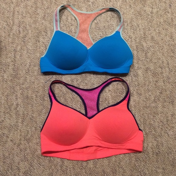 PINK Victoria's Secret yoga push up bras