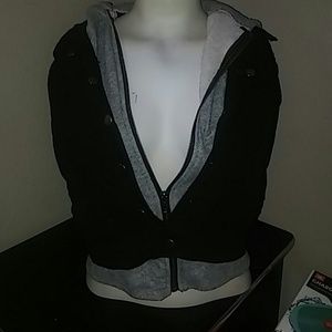 No sleeve Sweater jacket