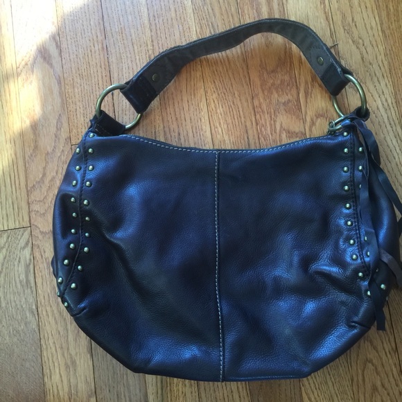 SOLD Lucky Brand Vintage  Brown Leather Hobo