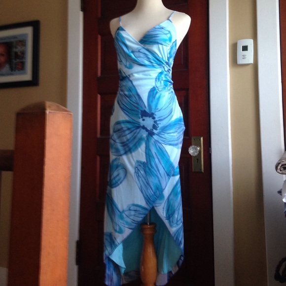 Watercolor hi-lo dress from Charlotte Russe