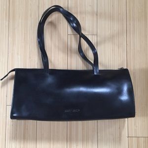 Miu Miu black leather long skinny purse