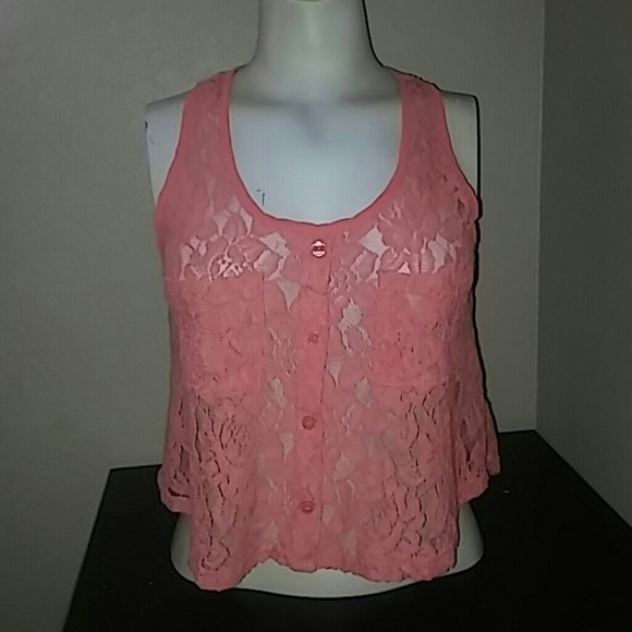 Lace crop top