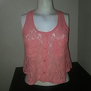 Lace crop top