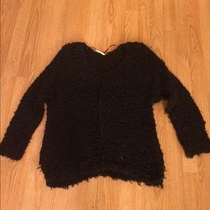 Free people fuzzy sweater