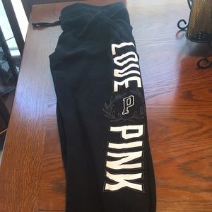 Pink sweatpants