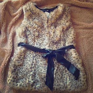 Animal-Print Vest