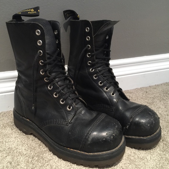 Dr. Martens Shoes - Dr Martens 10-Hole Steel Toe