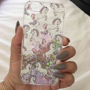 Unicorn Glitter IPhone 6s case🦄💕