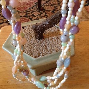 Vintage German beads necklace