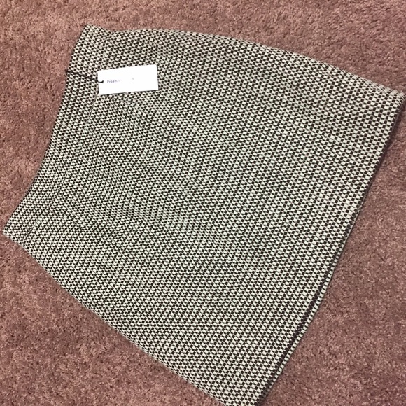 Proenza Schouler basketweave tweed skirt