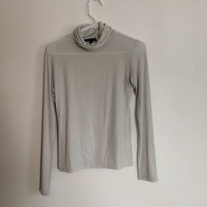 Silver Glitter Turtleneck