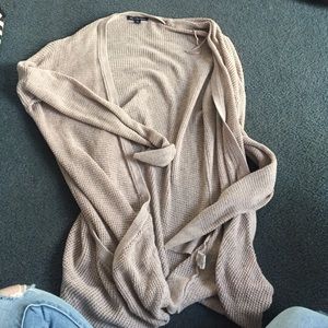 S American Eagle cream cardigan
