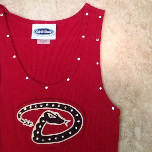 Diamondbacks rhinestone tank