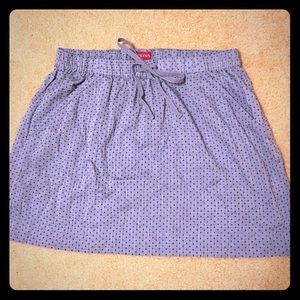 Merona Blue polka dot skirt