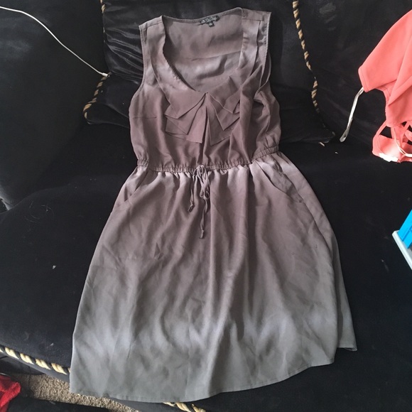 Gray summer dress